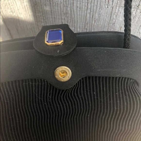 Vintage crossbody with blue gem SALE - Picture 4 of 7